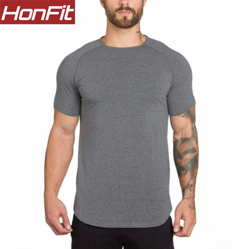 

high quality workout sports 95%cotton dry fit mens t shirt gym fitness, Customized colors