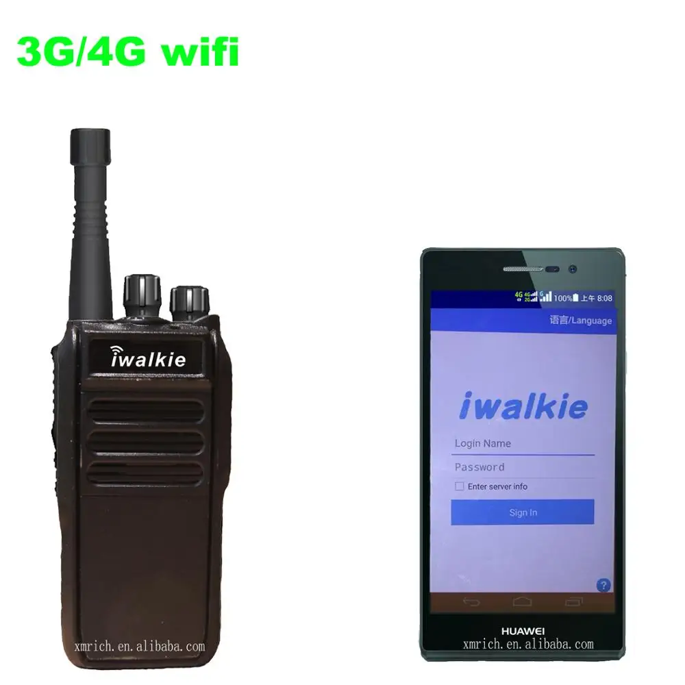 

GSM3600 3G or 4G GSM radio WCDMA radio with wifi GPS Global Network Unlimited talking range Walkie Talkie with free platform