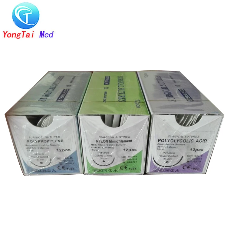 Cheap hot sales medical sutures surgical pga sutures