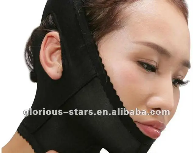 

E32 Neck / jaw / facial plastic surgery shaping facelift mask 5020, Black