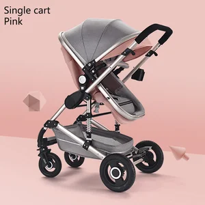 Image of 2019 high quality foldable baby carriage / high landscape mother baby stroller 3 in 1 China / inflaming retarding baby pram