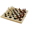 2019 HOT SALE wood folding chess board game chess set with wooden chess pieces
