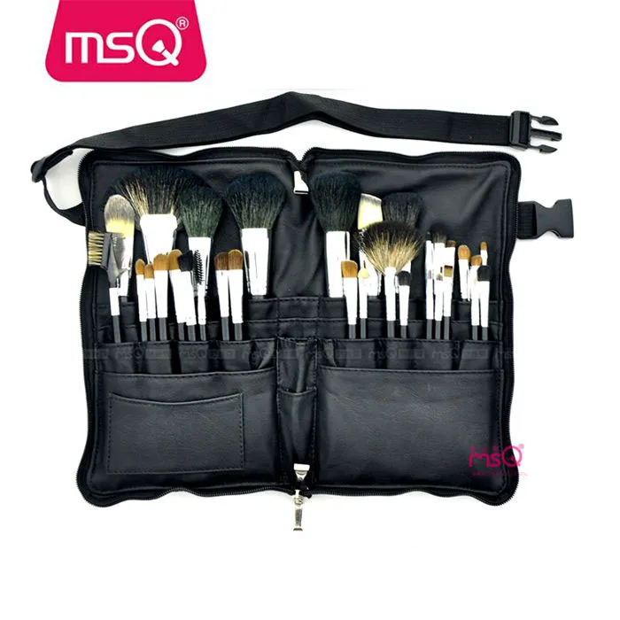 

MSQ 32pcs goat hair professional custom logo makeup brushes, N/a
