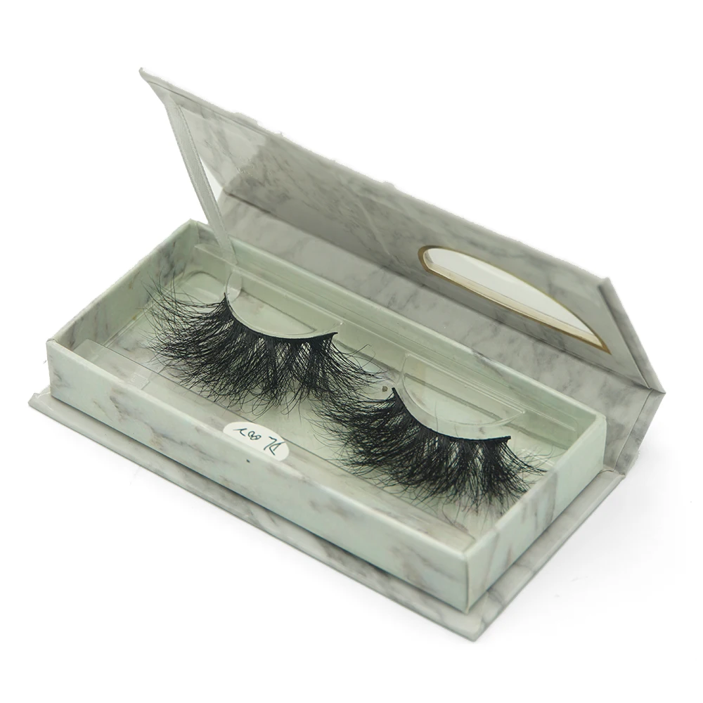 

Real mink lashes 25mm eyelashes soft 5d mink lashes