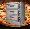 Good looking 3 decks 6 trays Electric PIZZA Oven /Commercial Bakery oven with CERAMIC STONE