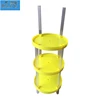 Custom portable food bread plastic display Racks