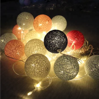 High Quality Bedroom Cotton Ball Decoration Small Lantern Christmas Day String Lights Buy High Quality Bedroom Cotton Ball Decoration Small