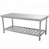 Commercial kitchen stainless steel work table for restaurant project