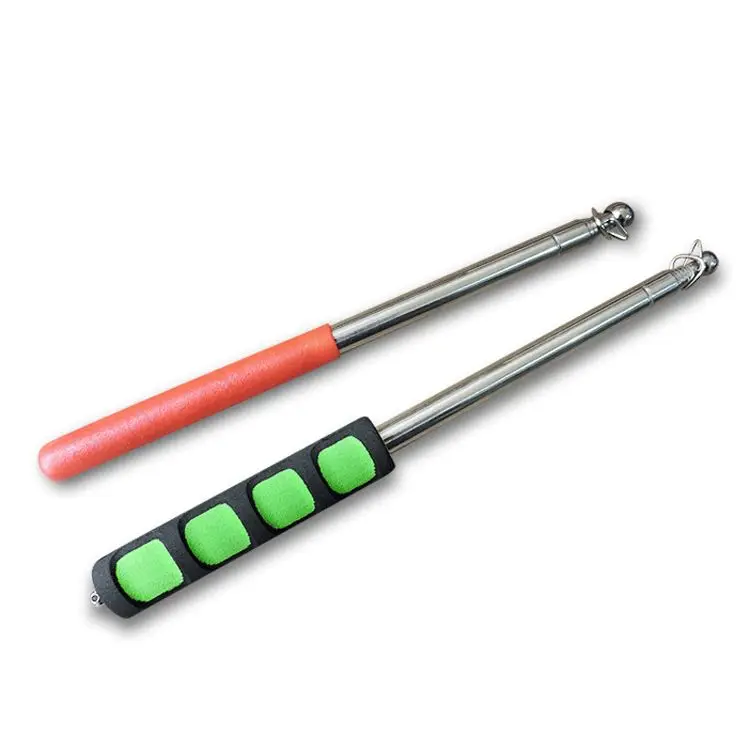 
High Quality 1.8m And 2.0m Stainless Steel Tour Guide Telescoping Flagpole 