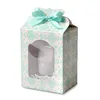 Wedding Gift Box Paper Packing Box Ribbon Candy Box With Transparent Window