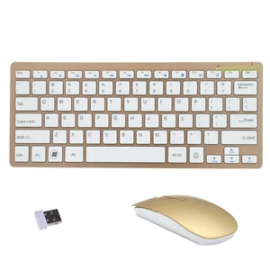 Mini Wireless Keyboard Mouse Set