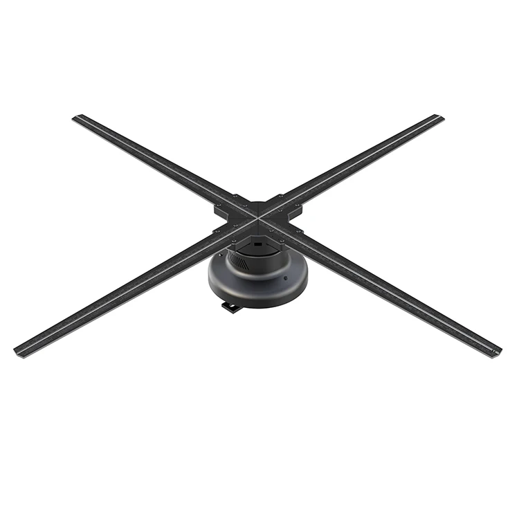 

2019 70cm 4blades 3d hologram projector fan adverting display fan