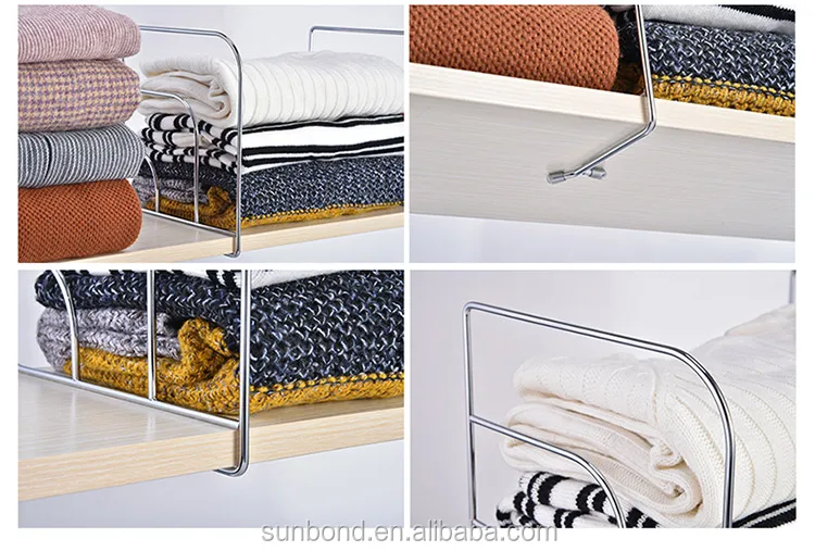 Closets Separator Metal Book Shelf Dividers For Bedroom Use Buy Book