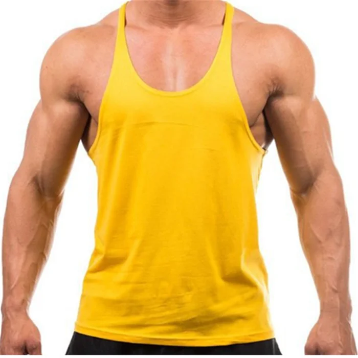 

Top selling gym men vest sports customized men stringers, White;black;yellow;red;etc