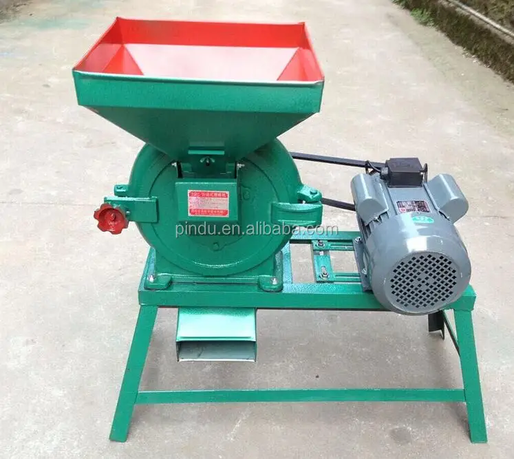 Portable Small Scale Auto Corn Maize Rice Mill Milling Machine In