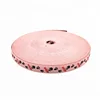 Good looking pink 100% polyester jacquard webbing for decoration