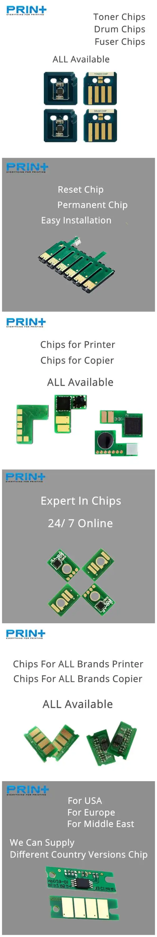for pantum p1050 reset toner chips
