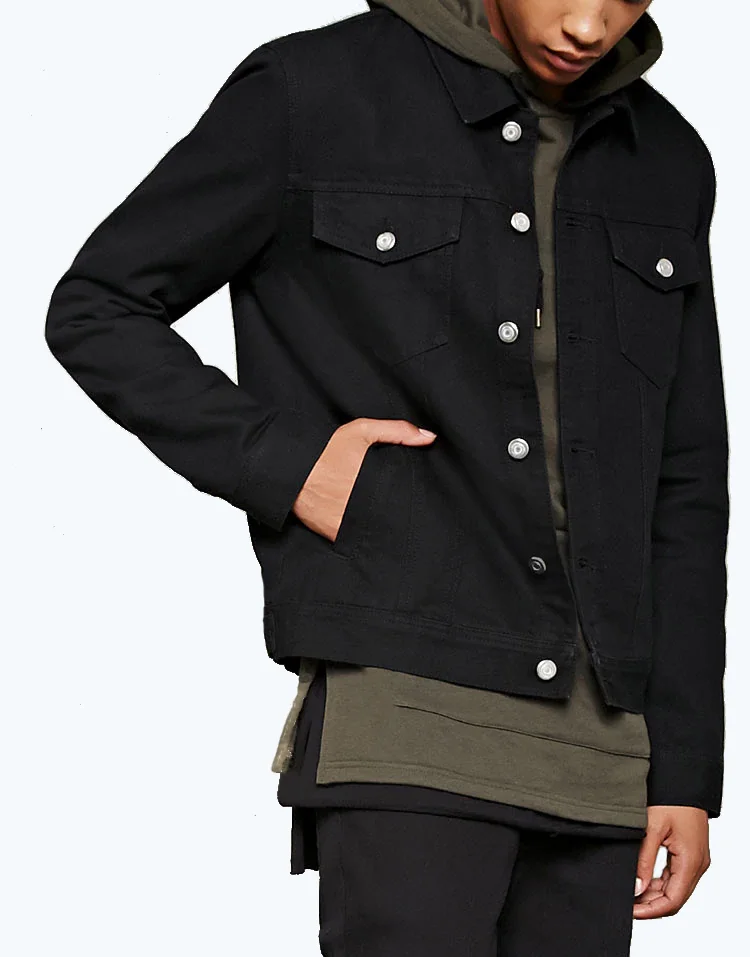 Wholesale Suppliers Mens Custom Black Denim Jackets Buy Custom Jacket