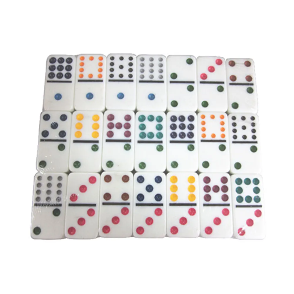 Colored Double 12 Domino Sets Custom Professional Domino Board