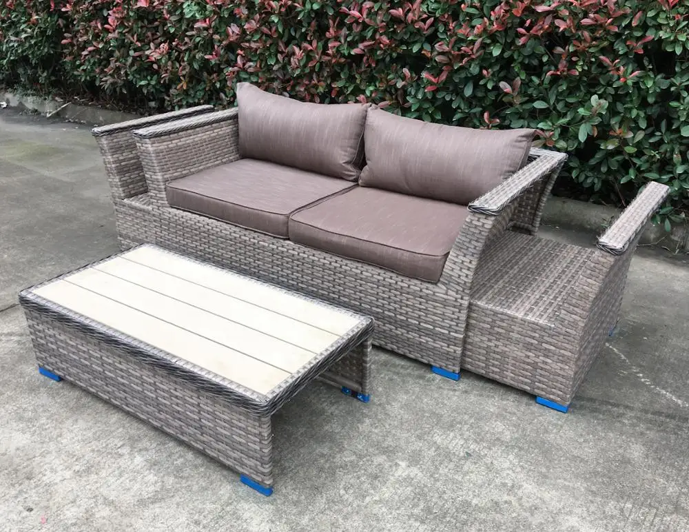 
2019 new design outdoor rattan furniture garden sofa patio furniture 