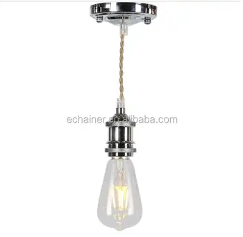 Edison E26 E27 Screw Bulb Aluminum Base Lamp Bulb Holder Pendant Lighting Socket Ceiling Light Adaptor With Cable Buy E26 E27 Ceiling Light Adapter