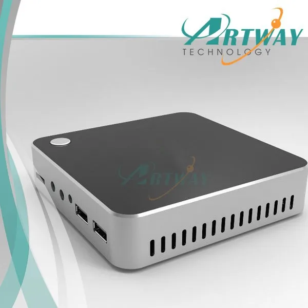 New Stock Products Status and Intel Processor Brand Mini PC 4*USB, Fanless, Metal Case, WiFi, Bluetooth