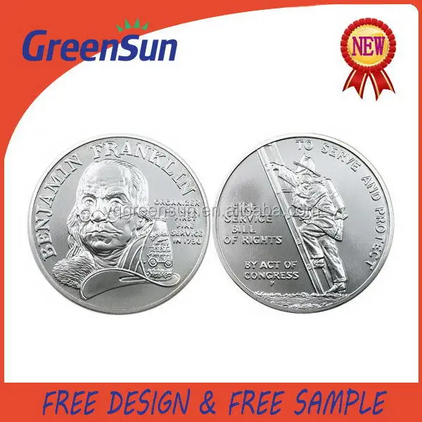 Souvenir Challenge Coin silver coin wholesale metal antique silver coin