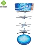 Metal wire spinner free standing rotating display wire racks