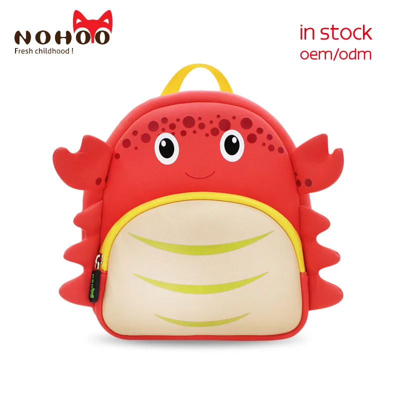 Stock items customized lightweight waterproof 3d cartoon animal shape backpack for kids