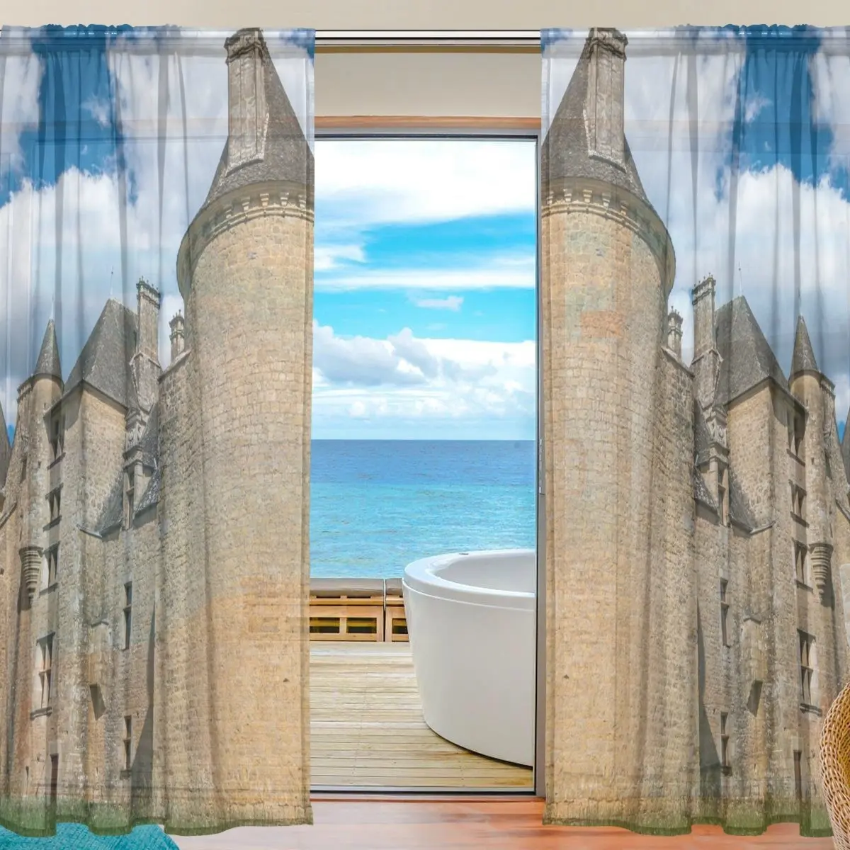 Buy Cream String Curtain For Windows Wall D Eacute Cor Door