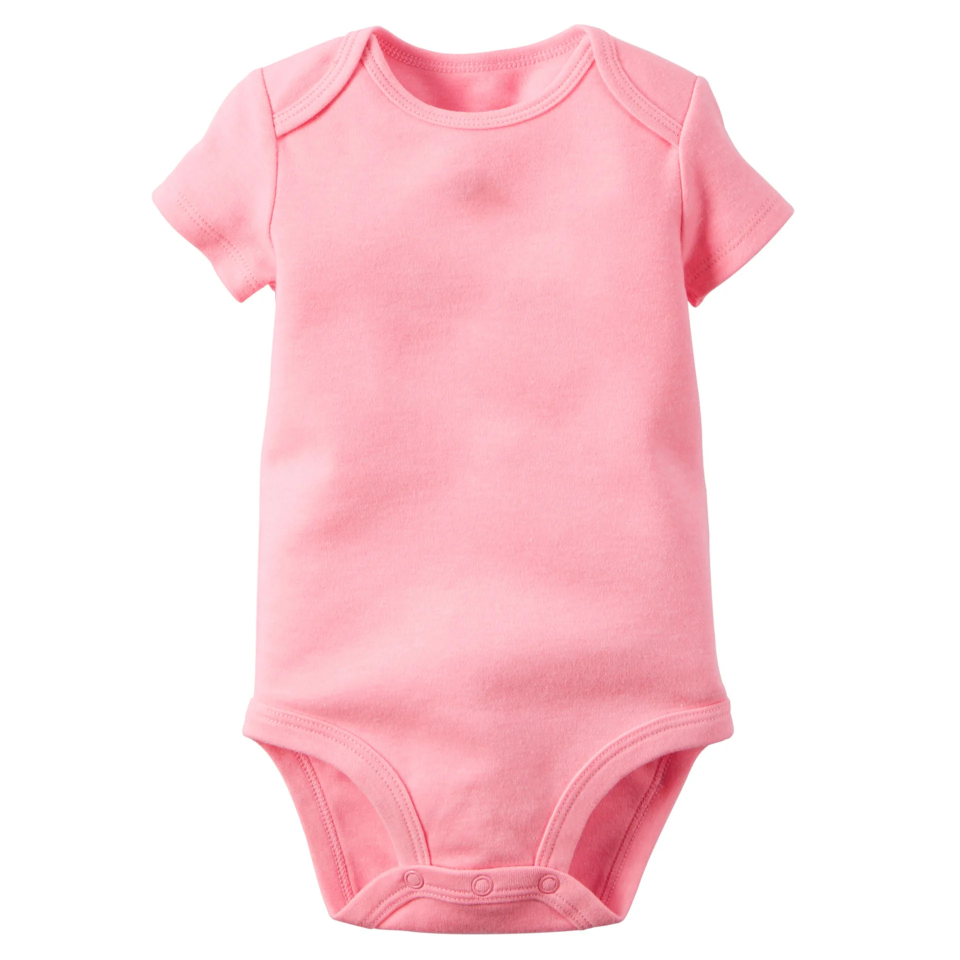 
Wholesale Custom newborn Oragnic Cotton Short Sleeve Style baby boy girl clothes blank Baby Romper 
