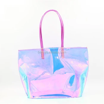 holographic beach bag