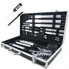High Quality Aluminum Frame BBQ Tool Set Carry Case