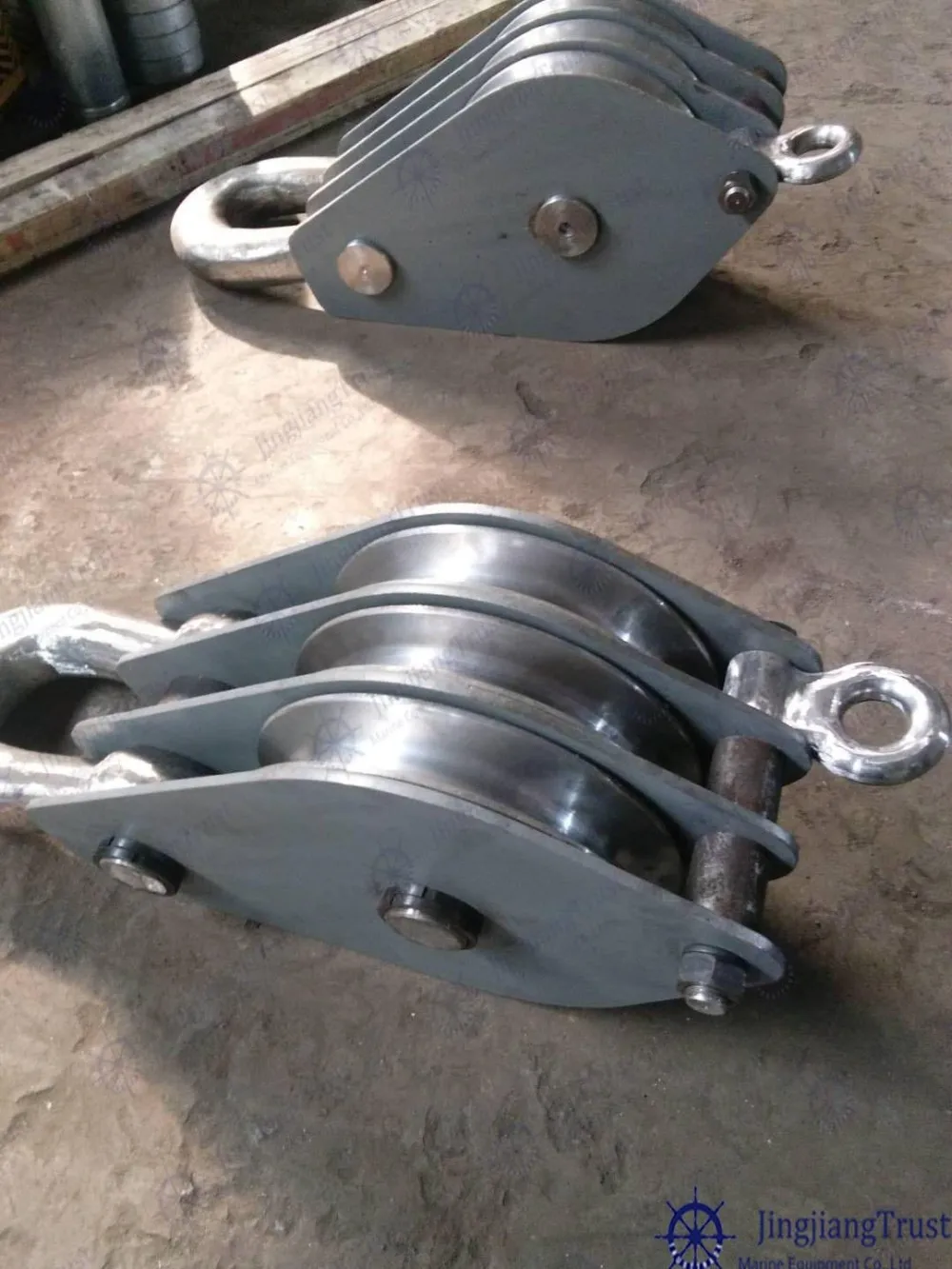 Marine 3wheel Triple Wire Rope Pulley Block Buy Triple Pulley Block,3wheel Pulley Blocks