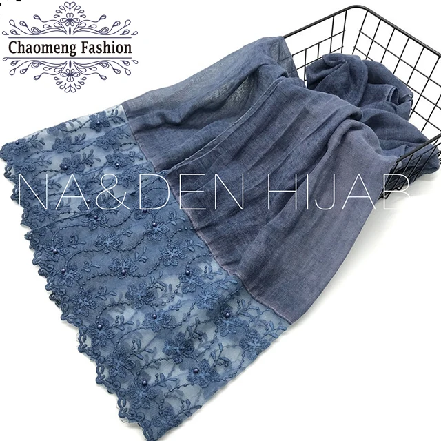 

ND164# Fashion head wear cotton shawl with stones embroidery dubai islamic veils scarf women hijab muslim, 18 colors