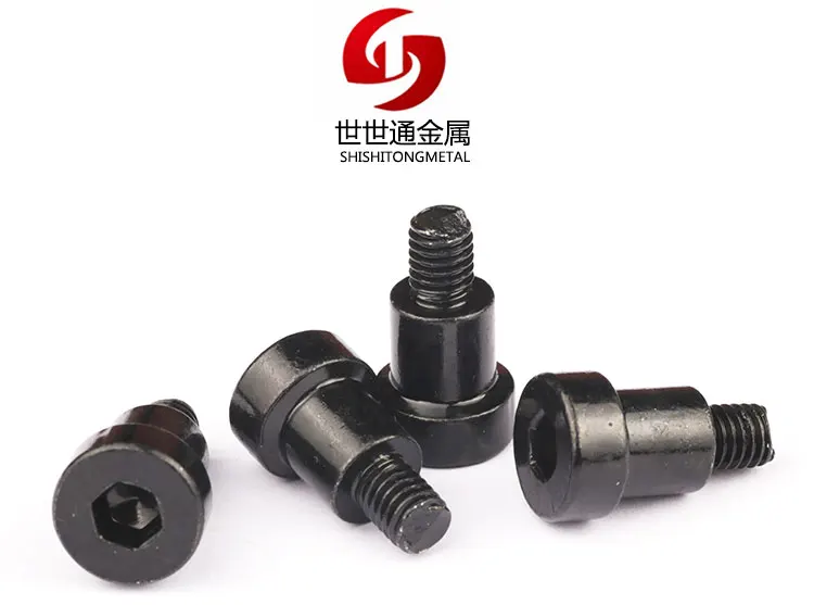 Black Zinc Plating Hex M4 Shoulder Bolts Buy M4 Shoulder Bolts,Hex