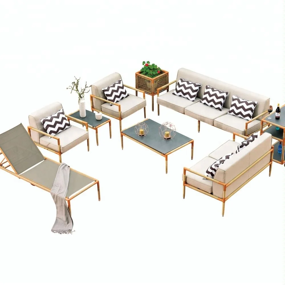 Waterproof Cushion Rope Outdoor Furniture Sectional Garden Waterproof Cushion Rope Outdoor Furniture Sectional Garden Sofa