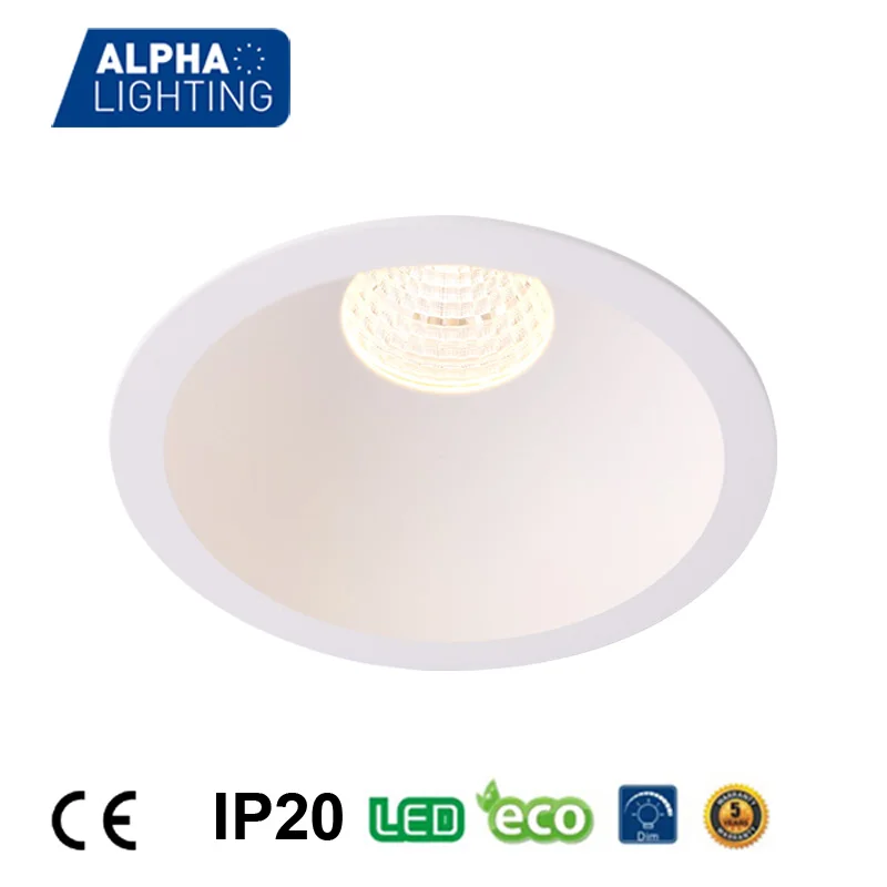 70mm cutout decoration aliminum led downlights