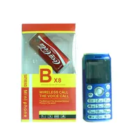 

Super Mini K8 Push Button Mobile Phone Dual Sim Blue tooth Camera Dialer 1.0" Hands Telephone MP3 Smallest China Cheap CellPhone