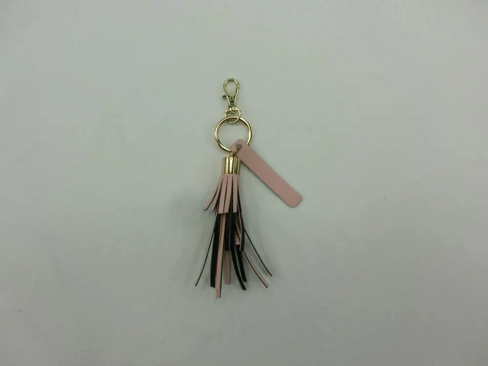 Leather Fringe Keychain Leather Tassel Keychain With Usb Wire Charger