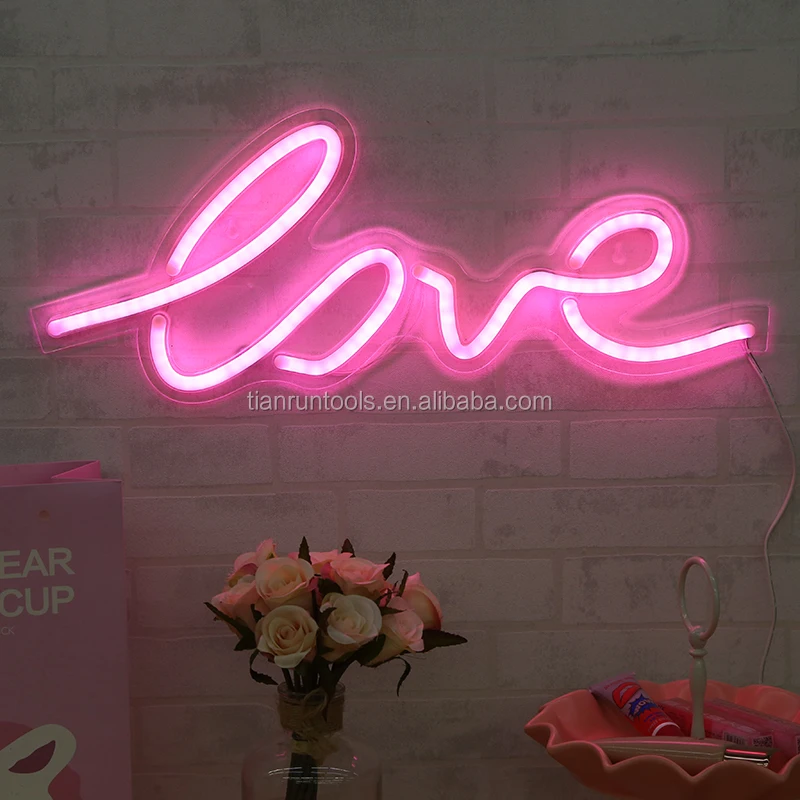 pabrik langsung channel huruf tabung fleksibel led lampu neon tanda cinta dinding led neon buy led neon sign led dinding neon sign cinta led neon