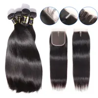 

Wholesale Raw Virgin Peruvian Hair Bundles With Closure, Cheap 100% Human Hair Natural Hair Extension, 100% Peruvian Human Hair