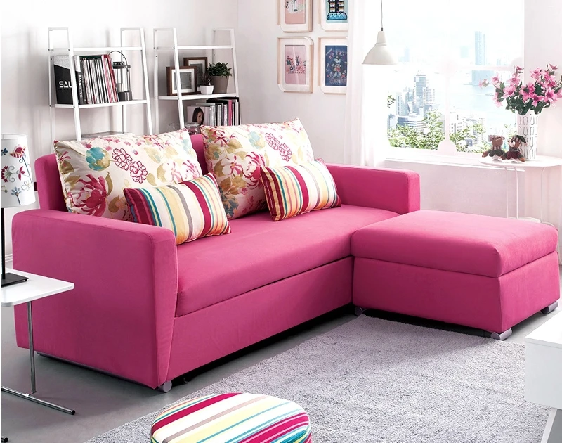 Multifunktions designs und preise stoff l förmigen sofa cum bett ... Bett stoff