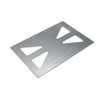 GIULY 3D принтеры запчасти Prusa i3 V2 PYP300 Z Подстолье алюминиевая пластина Поддержка 200*300 мм Горячая кровать
