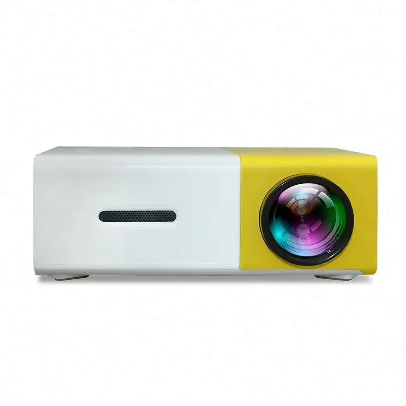 

Wireless WIFI Mini Portable Projector 3500lms 1280*720 HD LED Home Cinema Miracast/Airplay Projector, Yellow