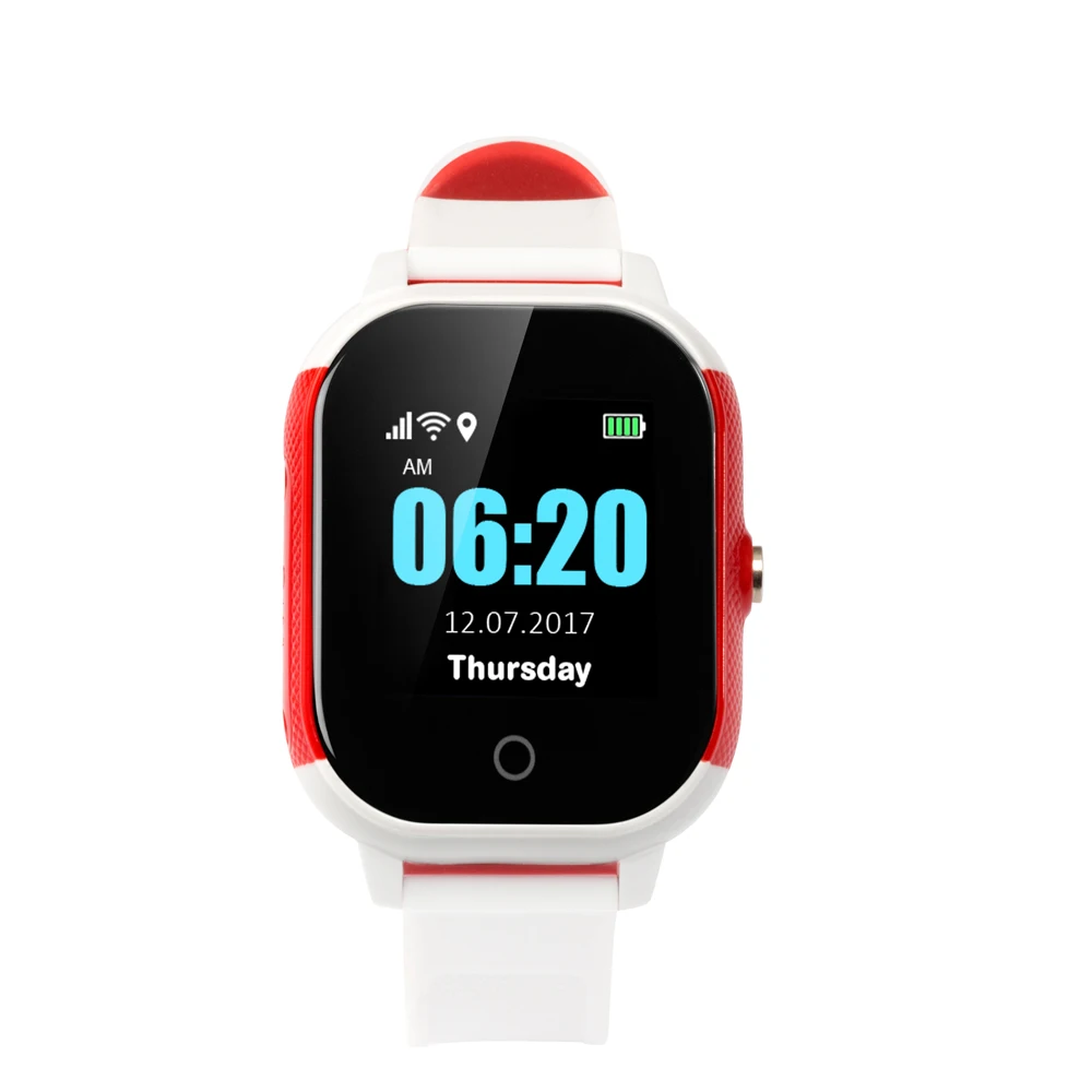 

High quality smart gps watch manufacturer for children with google map tracker for Android IOS phone FA23, Black+red, blue+white,red+white