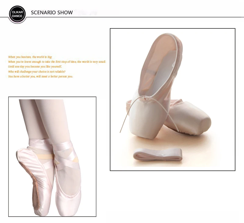 Shoes Ballet Spot For Sale Brown Satin Custom Ballet Shoes With Good Quality