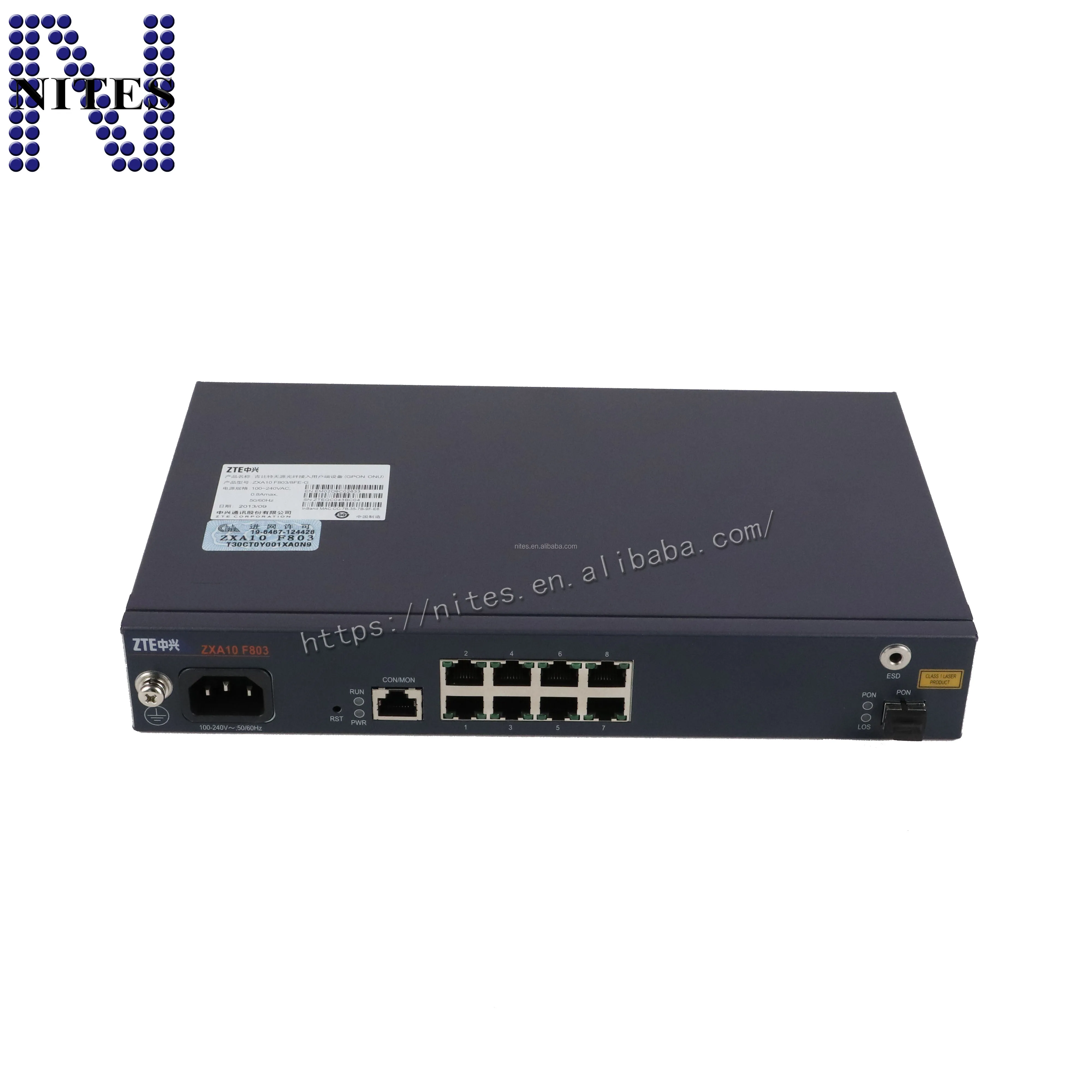 原装中兴 zxa10 f803-8fe-g f803-8fe gpon ftth onu mdu