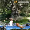 MY Dino-;Life size large outdoor artificial trees for sale