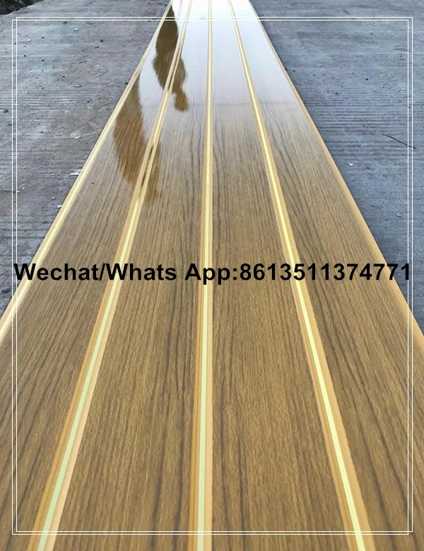 
High quality 20cm PVC Ceilings to South America Printing Wooden Design Plastic PVC Ceiling 